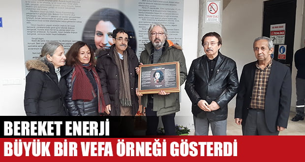 Bereket Enerji Ayşe Öner’i Ölümsüzleştirdi