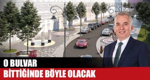 O Bulvarda Da Üst Yapı Çalışmaları Başladı