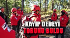 Arama Kurtarma Ekiplerince Aranan Dedeyi Torunu Buldu