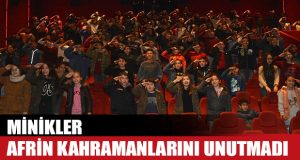 Sarayköylü Minikler Afrin Kahramanlarını Unutmadı