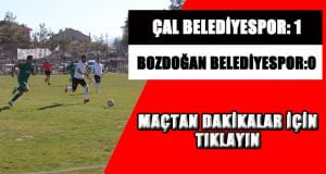 Çal Belediyespor 5 Hafta Sonra Galip