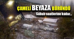 Çameli Kar Yağışı Altında