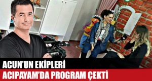 TV 8 Acıpayam’da Program Çekti