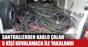 Acıpayam’da Kablo Hırsızları Yakalandı