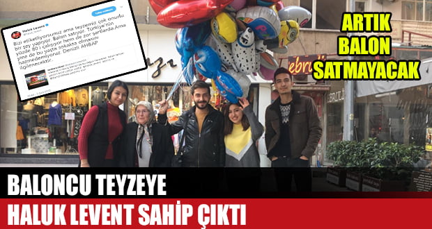 Haluk Levent’ten Baloncu Teyzeye Yardım Eli