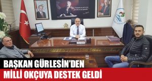 Başkan Gürlesin, Milli Sporcuyu Makamında Ağırladı