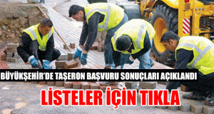 Büyükşehir Taşeron Başvuru Sonuçları Açıklandı