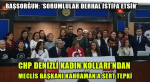 CHP Kadın Kolları’ndan Sert ‘İstifa’ Açıklaması