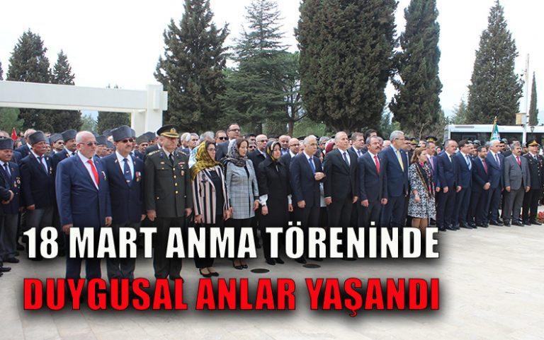 18 Mart Anma Töreninde Duygusal Anlar Yaşandı