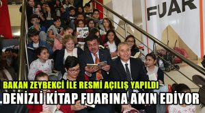 Denizli Kitap Fuarına Akın Ediyor