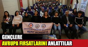 Gençlere Avrupa fırsatlarını anlattılar