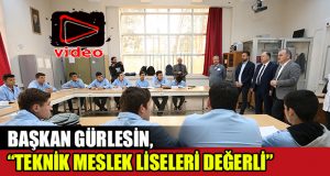 Başkan Gürlesin Teknik Liseli Öğrencilerle Buluştu