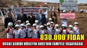 830.000 Fidan Toprakla Buluşuyor