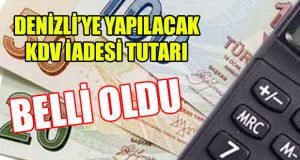 Filiz, Denizlililere Yapılacak KDV İadesi Tutarını Açıkladı