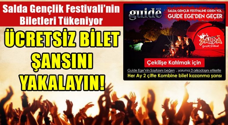 Salda Gençlik Festivali’nin Biletleri Tükeniyor