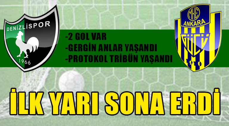 İlk yarı sona erdi