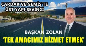 Alt yapısı biten Çardak-Gemiş’te üst yapı sevinci