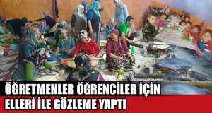 Acıpayam Suçatı’da Öğretmenler, Öğrencilere Gözleme Ayran İkram Etti