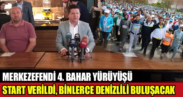 Merkezefendi Bahar Yürüyüşünde Buluşacak