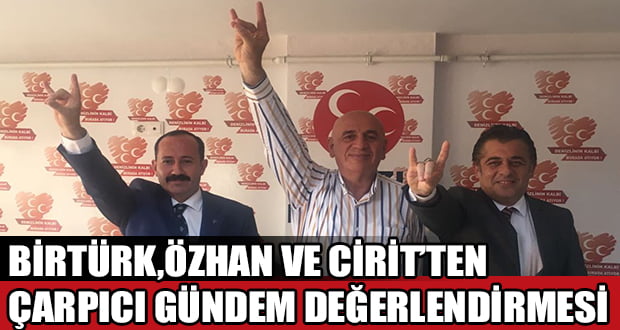 MHP Denizli Gündemi Değerlendirdi