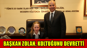 BAŞKAN ZOLAN, KOLTUĞUNU DEVRETTİ