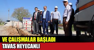 Tavas’ta Doğalgaz Çalışmaları Başladı