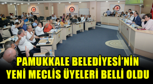 YENİ ÜYELER YERLERİNİ ALDI