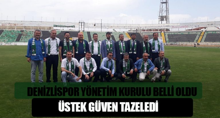 Denizlispor Yönetim Kurulu Belli Oldu