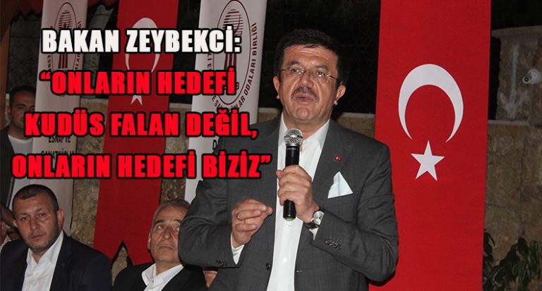 Bakan Zeybekci: “Sırayı Bize Getirecekler”