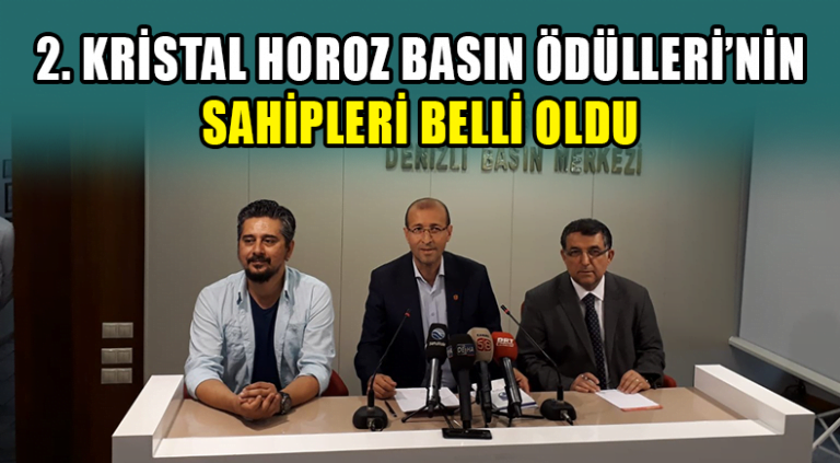 2. Kristal Horoz Basın Ödülleri’nin sahipleri belli oldu