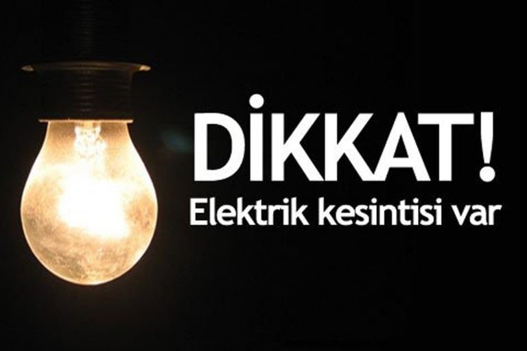 Cuma Günü Elektrikler Yok!