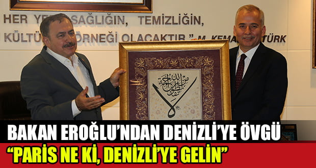 Orman ve Su İşleri Bakanı Veysel Eroğlu’ndan Başkan Zolan’a Tebrik