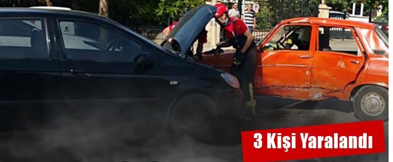 Aracın İçinden Çıkamadılar,3 Yaralı