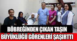 2 Saat Süren Ameliyatla Börek Taşı Çıkarıldı