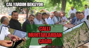 Çal Muhtarlarından Yardım Çağrısı