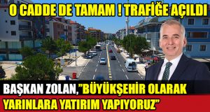 Büyükşehir Bir Caddeyi Daha Trafiğe Açtı