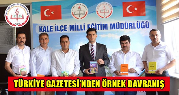 Türkiye Gazetesi’nden Örnek Davranış