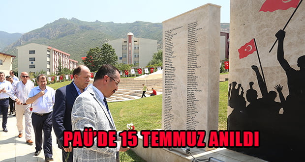 PAÜ’de 15 Temmuz Anma Töreni Düzenlendi