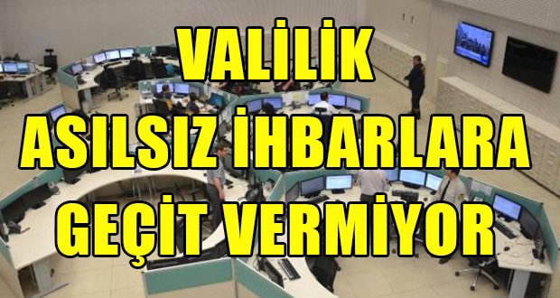 Valilikten 112 Çağrı Merkezi’ne İlişkin Açıklama