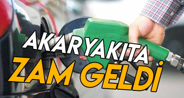 Akaryakıta Zam Geldi