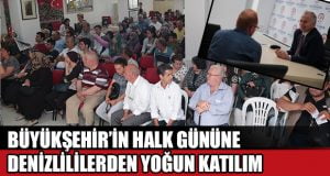 Denizlililerden Halk Gününe yoğun katılım