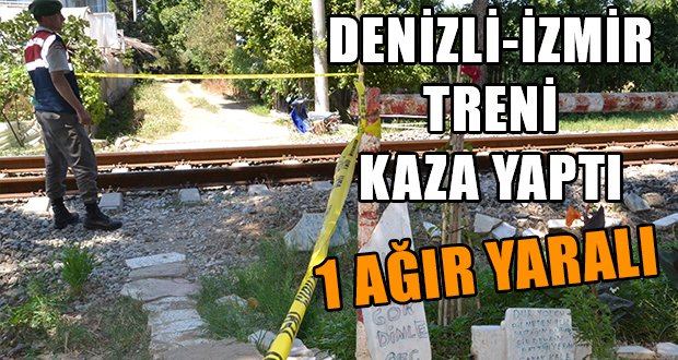 Denizli-İzmir Treni Kaza Yaptı, 1 Ağır Yaralı