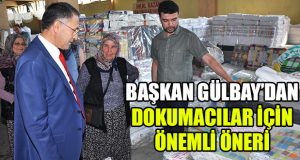 Başkan Gülbay’dan otogarın dokumacılar çarşısına dönüştürülmesi önerisi