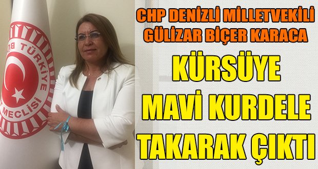 Mavi Kurdele Kampanyasına Destek Verdi