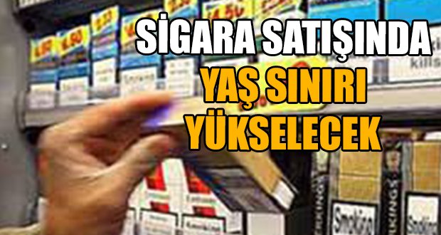 Sigarada Yaş Sınırı Yükselecek