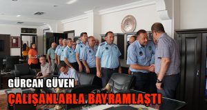 Başkan Güven Personeliyle Bayramlaştı