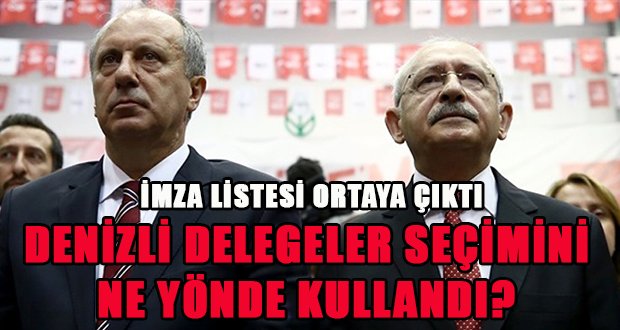 Denizli’nin CHP’li Delegeleri Ne Yönde Tercih Yaptı?