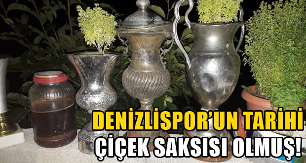 Denizlispor’un Tarihi Çiçek Saksısı Olmuş!