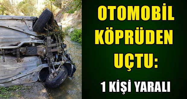 Otomobil Köprüden Uçtu