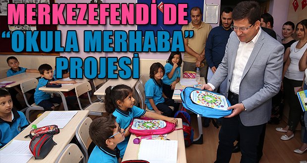 Merkezefendi’de 1.Sınıf Öğrencilere Çanta Hediye Edilecek